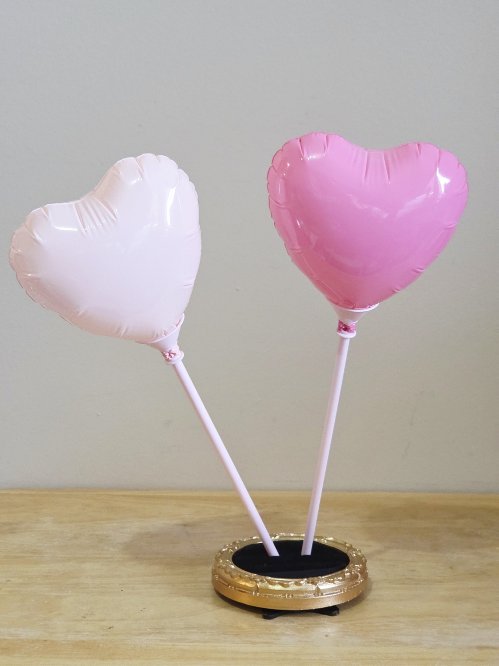 Tokyo Disney Resort Minnie & Mickey Heart Pink Balloon Sticks - Picture 2 of 2